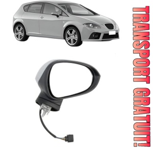 Oglinda Dreapta SEAT LEON (1P1) din 2005 - 2013, Auto, Reglaj electric, Completa