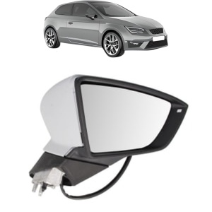 Oglinda Dreapta SEAT LEON SC (5F5) din 2013 - 2018, Auto, Reglaj electric, Completa - Img 2