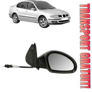 Oglinda Dreapta SEAT TOLEDO II (1M2) din 1998 - 2006, Auto, Reglaj mecanic, Completa