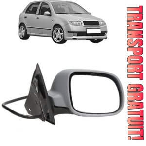 Oglinda Dreapta SKODA FABIA I (6Y2) din 1999 - 2008, Auto, Reglaj electric, Completa