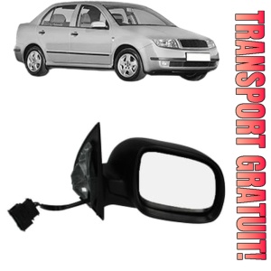 Oglinda Dreapta SKODA FABIA I Saloon (6Y3) din 1999 - 2007, Auto, Reglaj electric, Completa