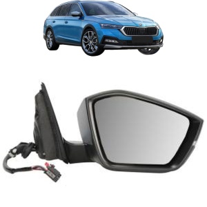 Oglinda Dreapta SKODA OCTAVIA IV (NX3, NN3, PV3) din 2020 - 2024, Auto, Reglaj electric, Completa - Img 2