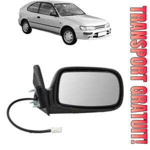 Oglinda Dreapta TOYOTA COROLLA Compact (_E10_) din 1992 - 1997, Auto, Reglaj electric, Completa