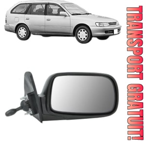 Oglinda Dreapta TOYOTA COROLLA Estate (_E10_) din 1992 - 1997, Auto, Reglaj mecanic, Completa