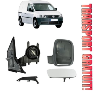 Oglinda Dreapta Volkswagen CADDY III MPV (2KB, 2KJ, 2CB, 2CJ) din 2004 - 2015, Auto, Reglaj manual, Completa