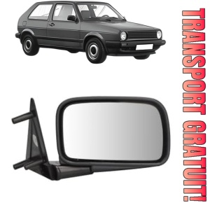Oglinda Dreapta Volkswagen GOLF II (19E, 1G1) din 1983 - 1992, Auto, Reglaj manual, Completa