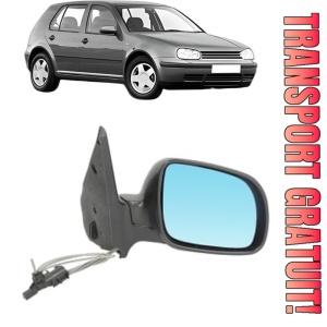 Oglinda Dreapta Volkswagen GOLF IV (1J1) din 1997 - 2007, Auto, Reglaj mecanic, Completa