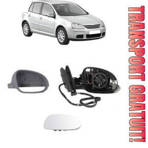 Oglinda Dreapta Volkswagen GOLF V (1K1) din 2003 - 2009, Auto, Reglaj electric, Completa