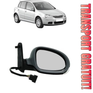Oglinda Dreapta Volkswagen GOLF V (1K1) din 2003 - 2009, Auto, Reglaj electric, Completa
