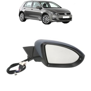 Oglinda Dreapta Volkswagen GOLF VII (5G1, BQ1, BE1, BE2) din 2012 - 2021, Auto, Reglaj electric, Completa - Img 2