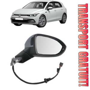 Oglinda Dreapta Volkswagen GOLF VIII (CD1, DA1) din 2019 - 2024, Auto, Reglaj electric, Completa