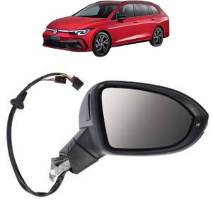 Oglinda Dreapta Volkswagen GOLF VIII Variant (CG5, DB5) din 2020 - 2024, Auto, Reglaj electric, Completa - Img 2