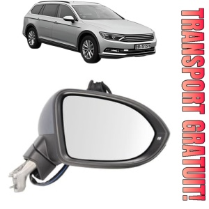 Oglinda Dreapta Volkswagen PASSAT ALLTRACK B8 Variant (3G5, CB5) din 2015 - 2024, Auto, Reglaj electric, Completa