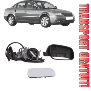 Oglinda Dreapta Volkswagen PASSAT B5.5 (3B3) din 2000 - 2005, Auto, Reglaj electric, Completa