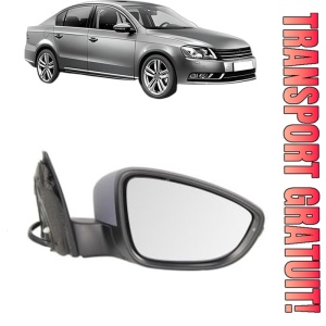 Oglinda Dreapta Volkswagen PASSAT B7 (362) din 2010 - 2014, Auto, Reglaj electric, Completa