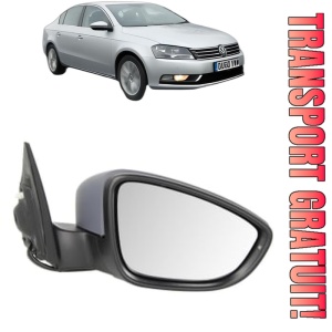 Oglinda Dreapta Volkswagen PASSAT B7 (A32, A33) din 2011 - 2020, Auto, Reglaj electric, Completa