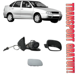 Oglinda Dreapta Volkswagen POLO III CLASSIC (6V2) din 1995 - 2002, Auto, Reglaj mecanic, Completa