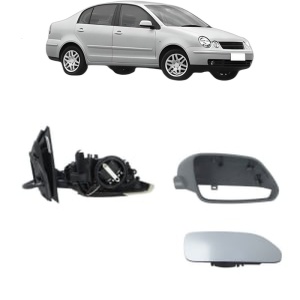 Oglinda Dreapta Volkswagen POLO IV Saloon (9A4, 9A2, 9N2, 9A6) din 2002 - 2012, Auto, Reglaj electric, Completa - Img 2