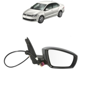 Oglinda Dreapta Volkswagen POLO V Saloon (602, 604, 612, 614) din 2010 - 2022, Auto, Reglaj mecanic, Completa - Img 2