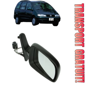 Oglinda Dreapta Volkswagen SHARAN Box Body/MPV (7M_) din 1996 - 2010, Auto, Reglaj mecanic, Completa