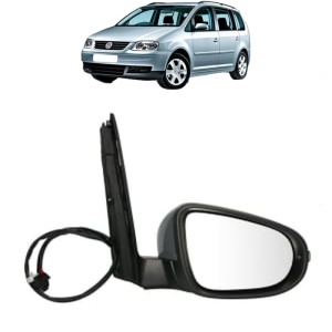 Oglinda Dreapta Volkswagen TOURAN Box Body/MPV (1T1, 1T2) din 2003 - 2010, Auto, Reglaj electric, Completa - Img 2