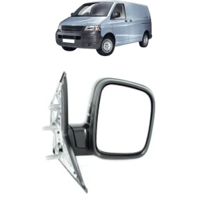 Oglinda Dreapta Volkswagen TRANSPORTER T5 Van (7HA, 7HH, 7EA, 7EH) din 2003 - 2015, Auto, Reglaj manual, Completa - Img 2