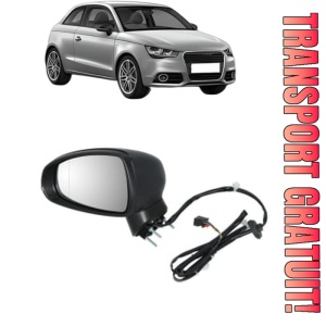 Oglinda Stanga AUDI A1 (8X1, 8XK) din 2010 - 2018, Auto, Reglaj electric, Completa