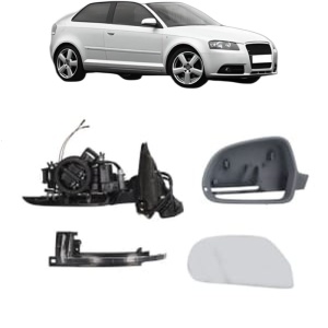 Oglinda Stanga AUDI A3 (8P1) din 2003 - 2012, Auto, Reglaj electric, Completa - Img 2