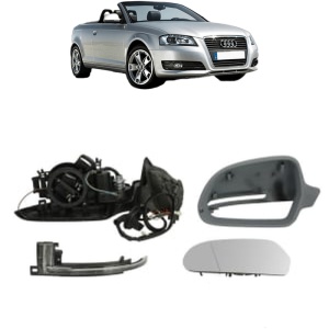 Oglinda Stanga AUDI A3 Convertible (8P7) din 2008 - 2013, Auto, Reglaj electric, Completa - Img 2