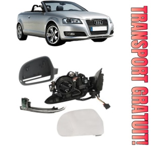 Oglinda Stanga AUDI A3 Convertible (8P7) din 2008 - 2013, Auto, Reglaj electric, Completa