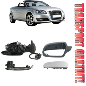 Oglinda Stanga AUDI A3 Convertible (8P7) din 2008 - 2013, Auto, Reglaj electric, Completa