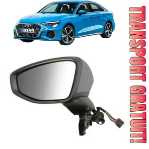 Oglinda Stanga AUDI A3 Limousine (8YS, 8YM) din 2020 - 2024, Auto, Reglaj electric, Completa