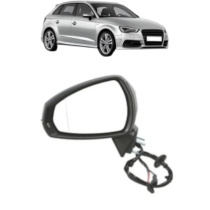 Oglinda Stanga AUDI A3 Sportback (8VA, 8VF) din 2012 - 2020, Auto, Reglaj electric, Completa - Img 2