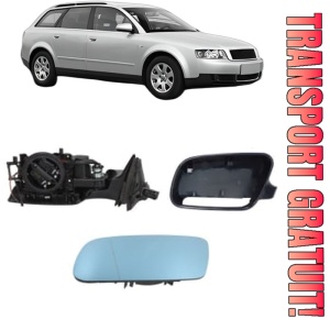Oglinda Stanga AUDI A4 B6 Avant (8E5) din 2001 - 2004, Auto, Reglaj electric, Completa