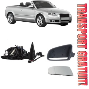 Oglinda Stanga AUDI A4 B6 Convertible (8H7) din 2002 - 2005, Auto, Reglaj electric, Completa