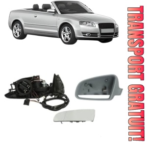 Oglinda Stanga AUDI A4 B6 Convertible (8H7) din 2002 - 2005, Auto, Reglaj electric, Completa