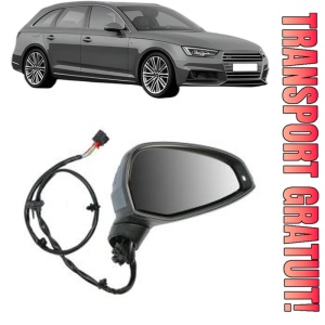 Oglinda Stanga AUDI A4 B9 Avant (8W5, 8WD) din 2015 - 2024, Auto, Reglaj electric, Completa