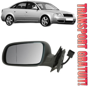 Oglinda Stanga AUDI A6 C5 (4B2, 4B4) din 1997 - 2005, Auto, Reglaj electric, Completa