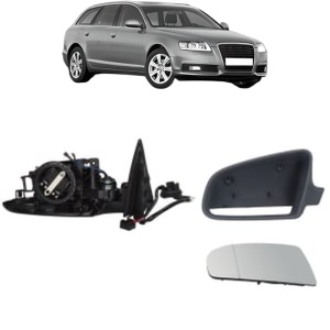 Oglinda Stanga AUDI A6 C6 Avant (4F5) din 2004 - 2011, Auto, Reglaj electric, Completa - Img 2