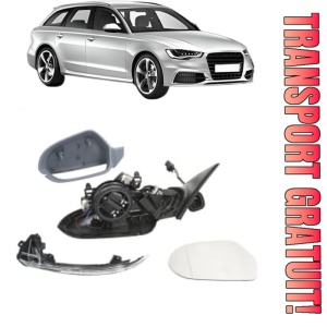 Oglinda Stanga AUDI A6 C7 Avant (4G5, 4GD) din 2011 - 2018, Auto, Reglaj electric, Completa