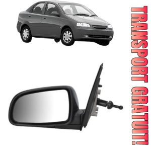 Oglinda Stanga CHEVROLET AVEO / KALOS Saloon (T200) din 2003 - 2008, Auto, Reglaj mecanic, Completa