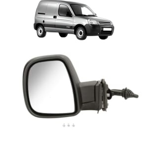 Oglinda Stanga CITROEN BERLINGO / BERLINGO FIRST Box Body/MPV (M_) din 1996 - 2011, Auto, Reglaj mecanic, Completa - Img 2