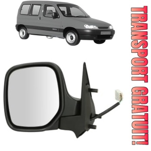 Oglinda Stanga CITROEN BERLINGO / BERLINGO FIRST MPV (MF_, GJK_, GFK_) din 1996 - 2011, Auto, Reglaj electric, Completa