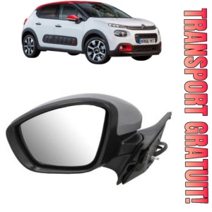 Oglinda Stanga CITROEN C3 III Van (SX_, SY_) din 2016 - 2019, Auto, Reglaj electric, Completa