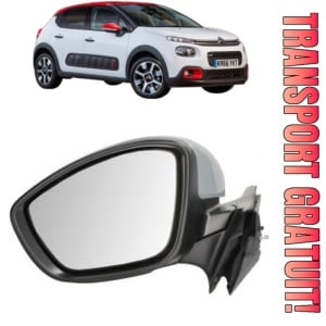 Oglinda Stanga CITROEN C3 III Van (SX_, SY_) din 2016 - 2019, Auto, Reglaj electric, Completa