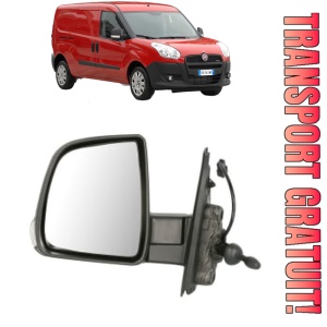 Oglinda Stanga FIAT DOBLO Cargo (263_) din 2010 - 2023, Auto, Reglaj mecanic, Completa