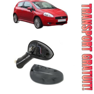 Oglinda Stanga FIAT GRANDE PUNTO (199_) din 2005 - 2015, Auto, Reglaj electric, Completa