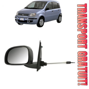 Oglinda Stanga FIAT PANDA (169_) din 2003 - 2013, Auto, Reglaj manual, Completa
