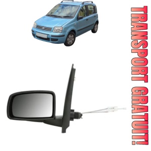 Oglinda Stanga FIAT PANDA Hatchback Van (169_) din 2004 - 2011, Auto, Reglaj mecanic, Completa