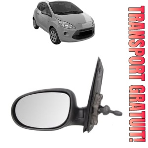Oglinda Stanga FORD KA din 1996 - 2016, Auto, Reglaj mecanic, Completa